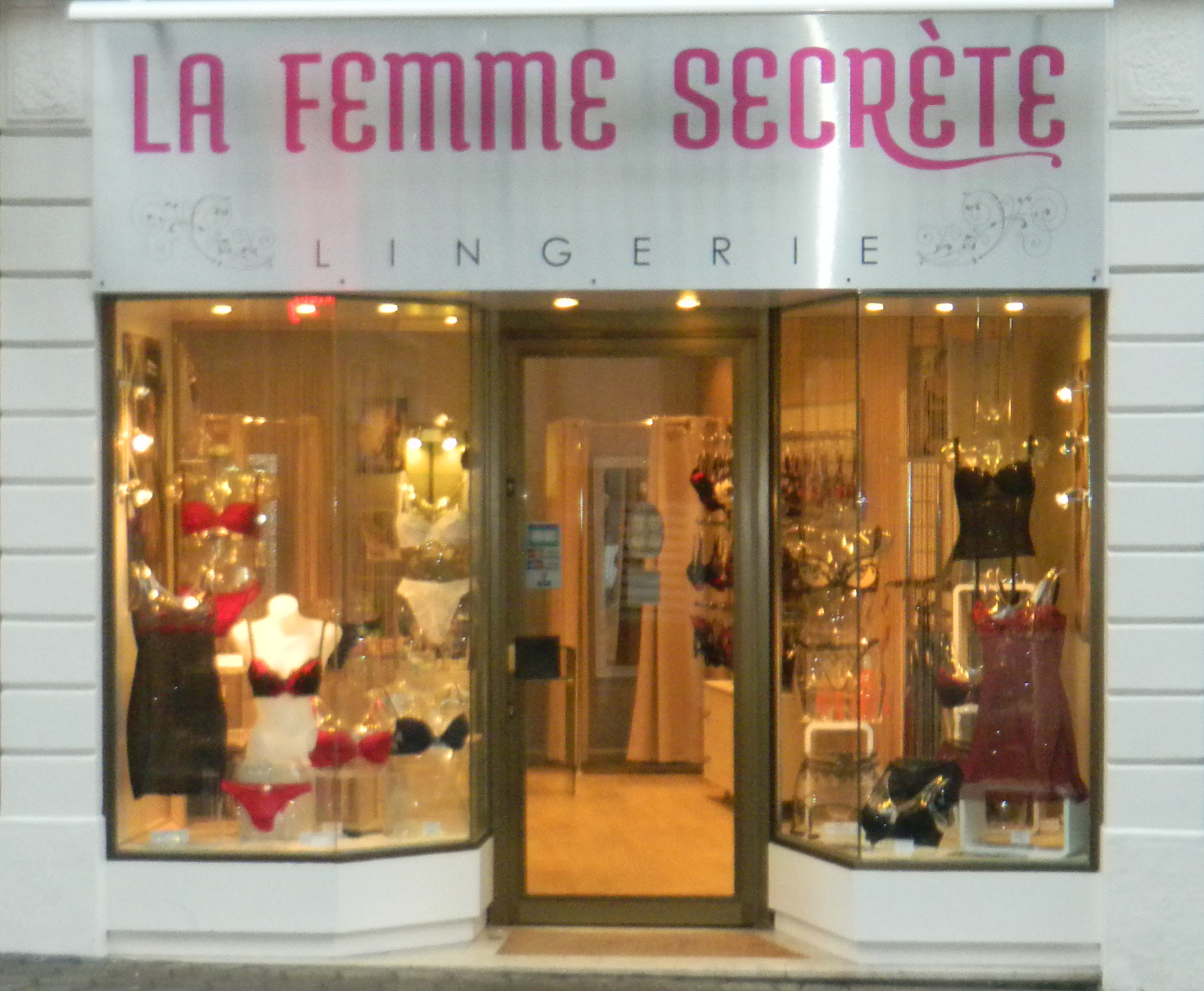 boutique de lingerie femme