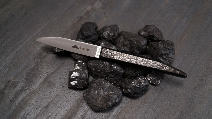 Benoit l'Artisan  Petite pierre à aiguiser naturelle pour couteaux, deux  grains